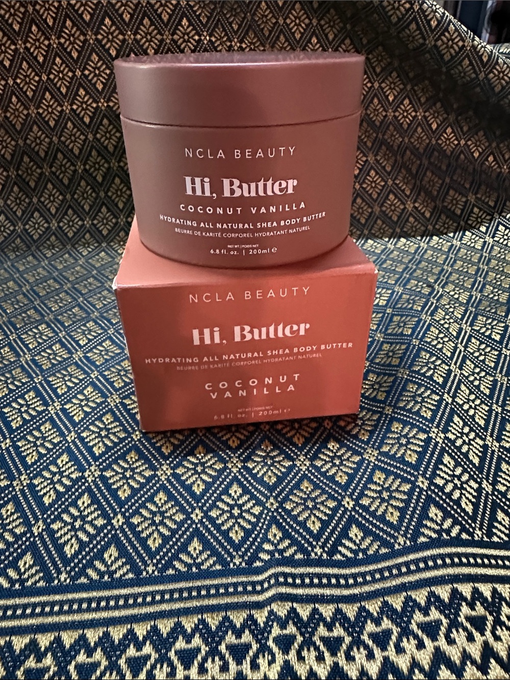 NCLA Beauty Hi, Butter Coconut Vanilla Hydrating Body Butter - Rose